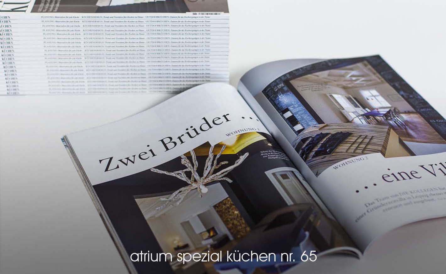 publikationen 13 atrium kuechenspezial nr 65 - Mario Hein Architekt architektursalon Leipzig Sachsen Deutschland